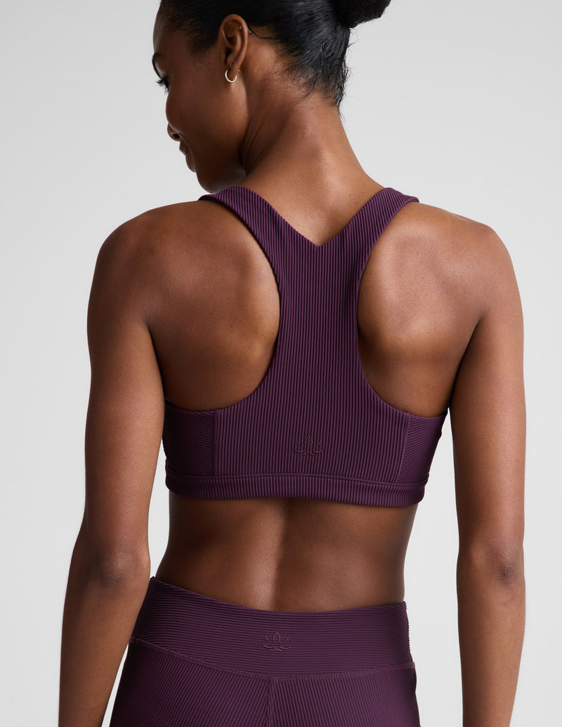 Impulse Ribbed Scoop Neck Bra