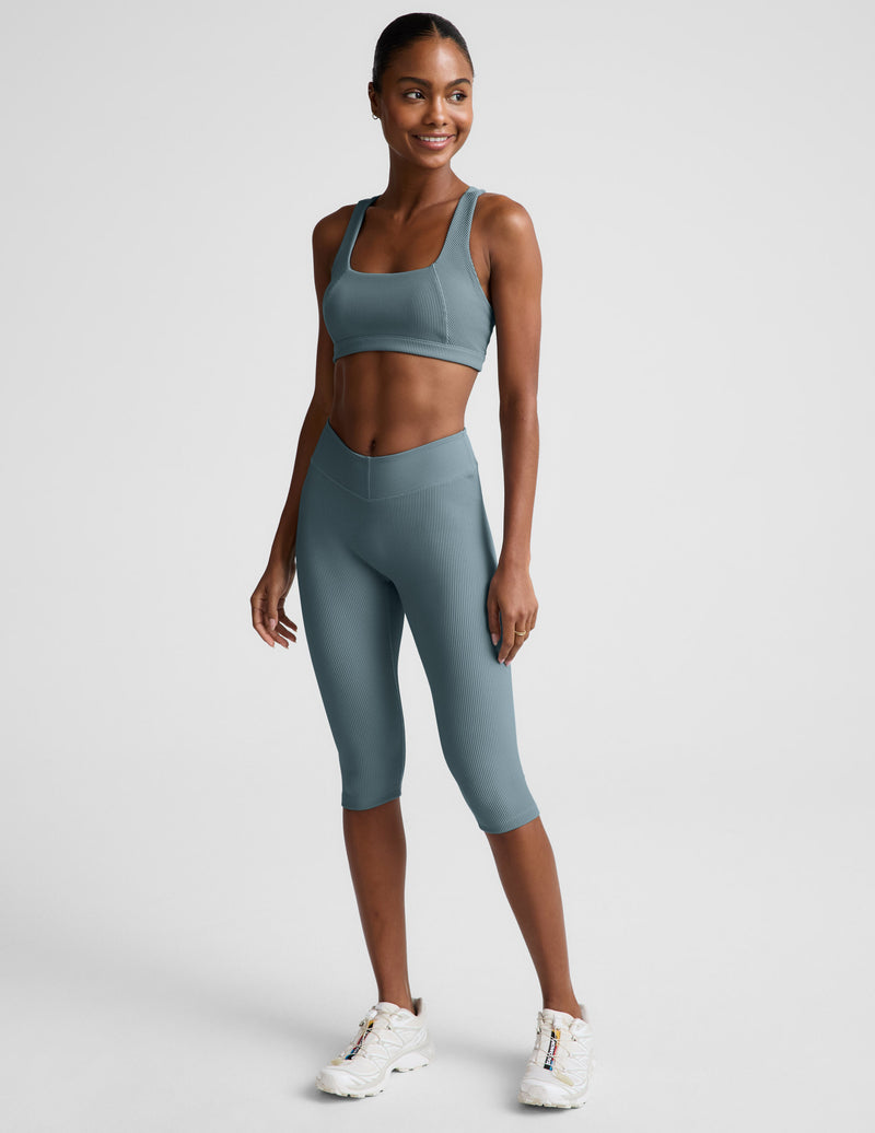 Impulse Ribbed Scoop Neck Bra