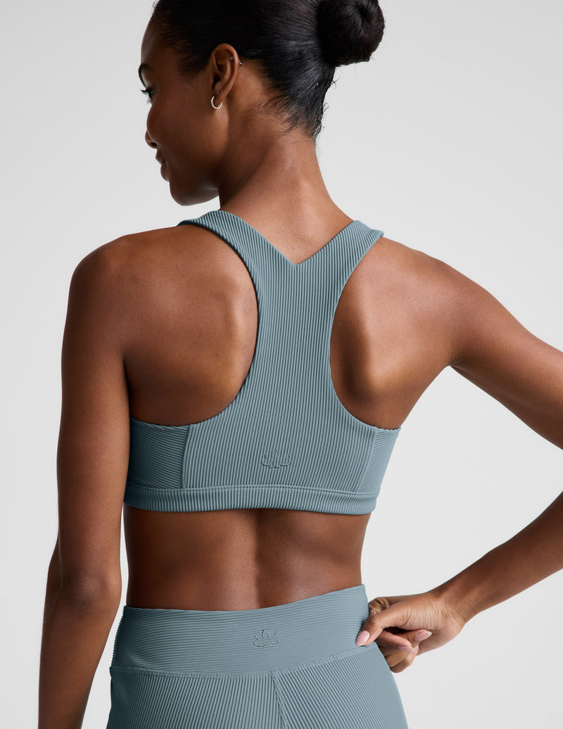 Impulse Ribbed Scoop Neck Bra