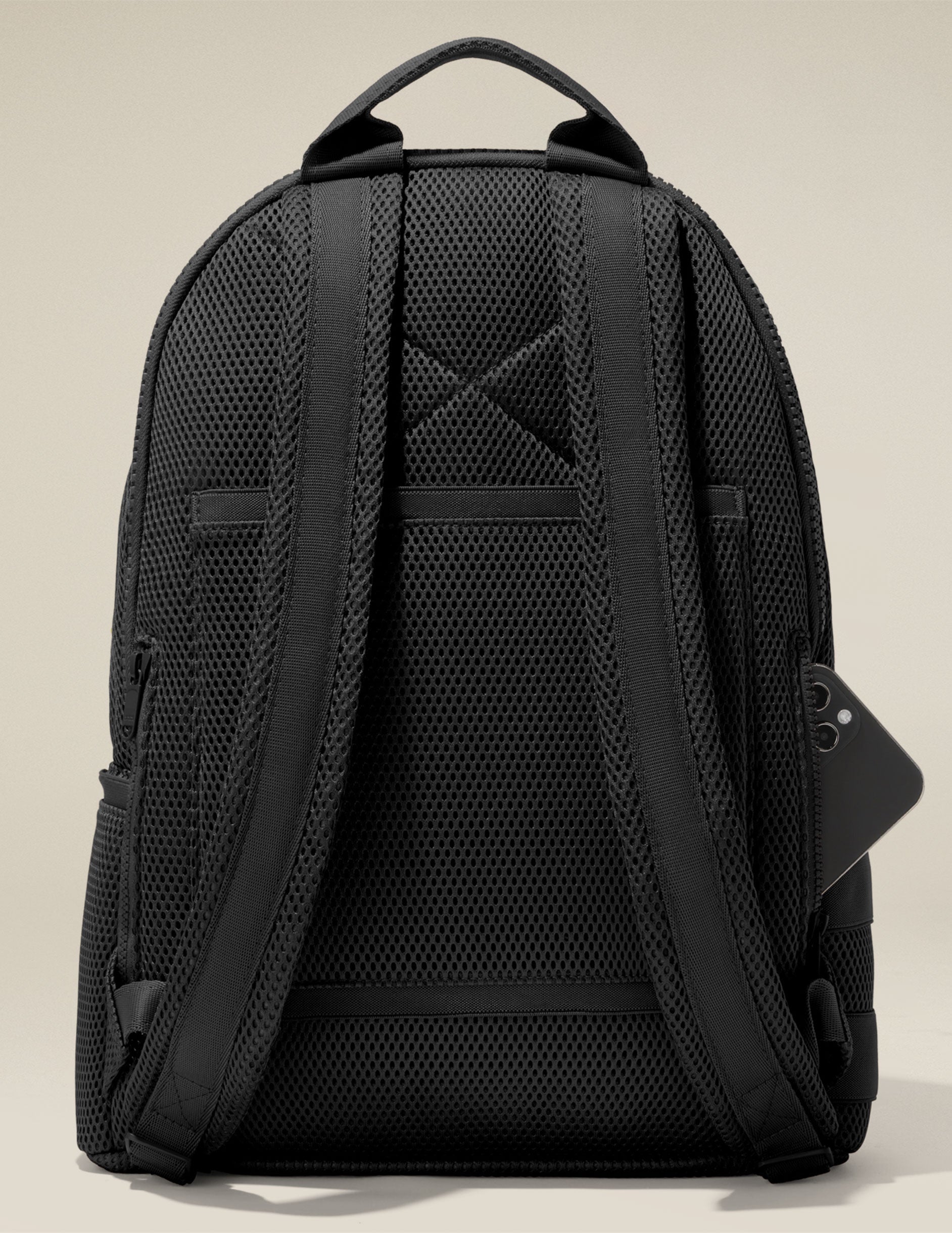 black dagne dover mesh backpack. 