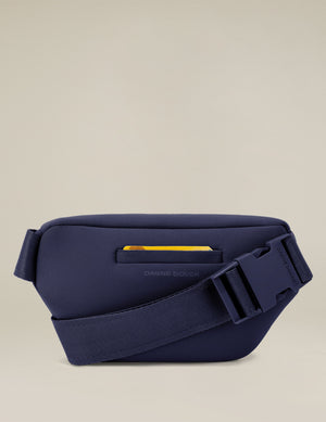 blue dagne dover fanny pack. 