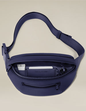 blue dagne dover fanny pack. 