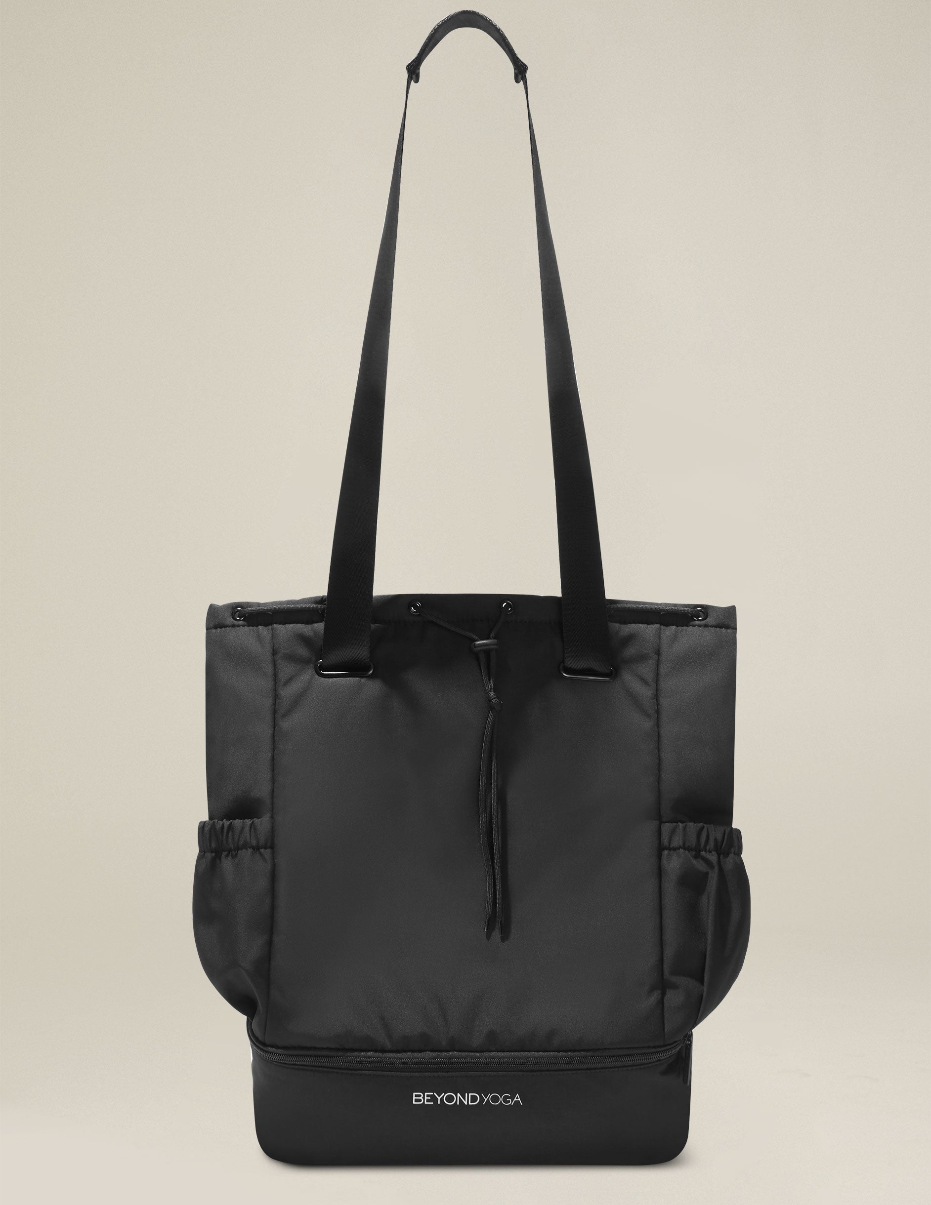 Novobey Yoga Mat Bag Fitness Sports Bag Travel Backpack, Black 