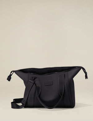black medium dagne dover carryall bag. 