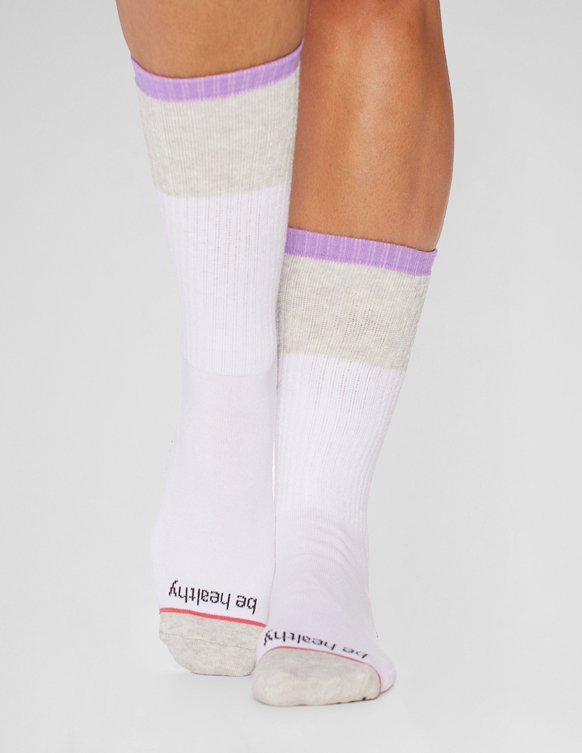 Sticky Be Healthy Crew Grip Socks