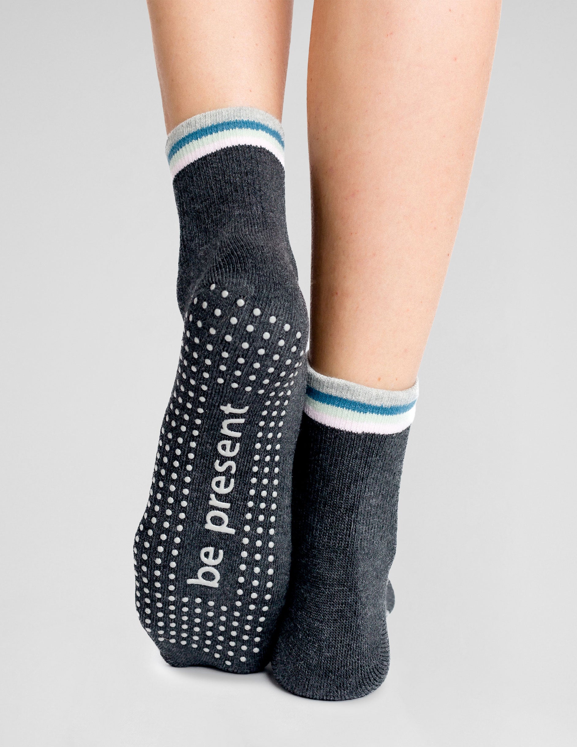 Sticky Be Thankful Crew Grip Socks