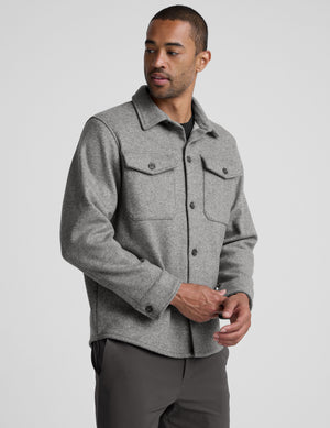 Day to Night Men's Wool Shirt Jacket