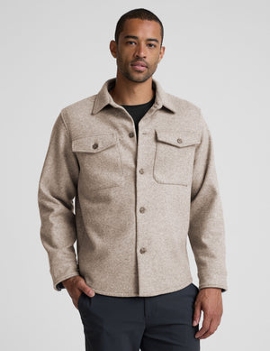 Day to Night Men's Wool Shirt Jacket