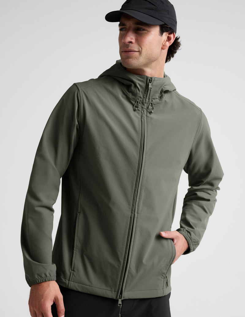 AirLite Men's Hooded Full Zip Jacket
