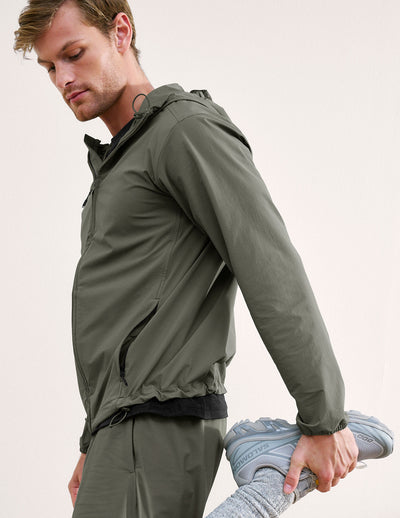 AirLite Men's Hooded Full Zip Jacket