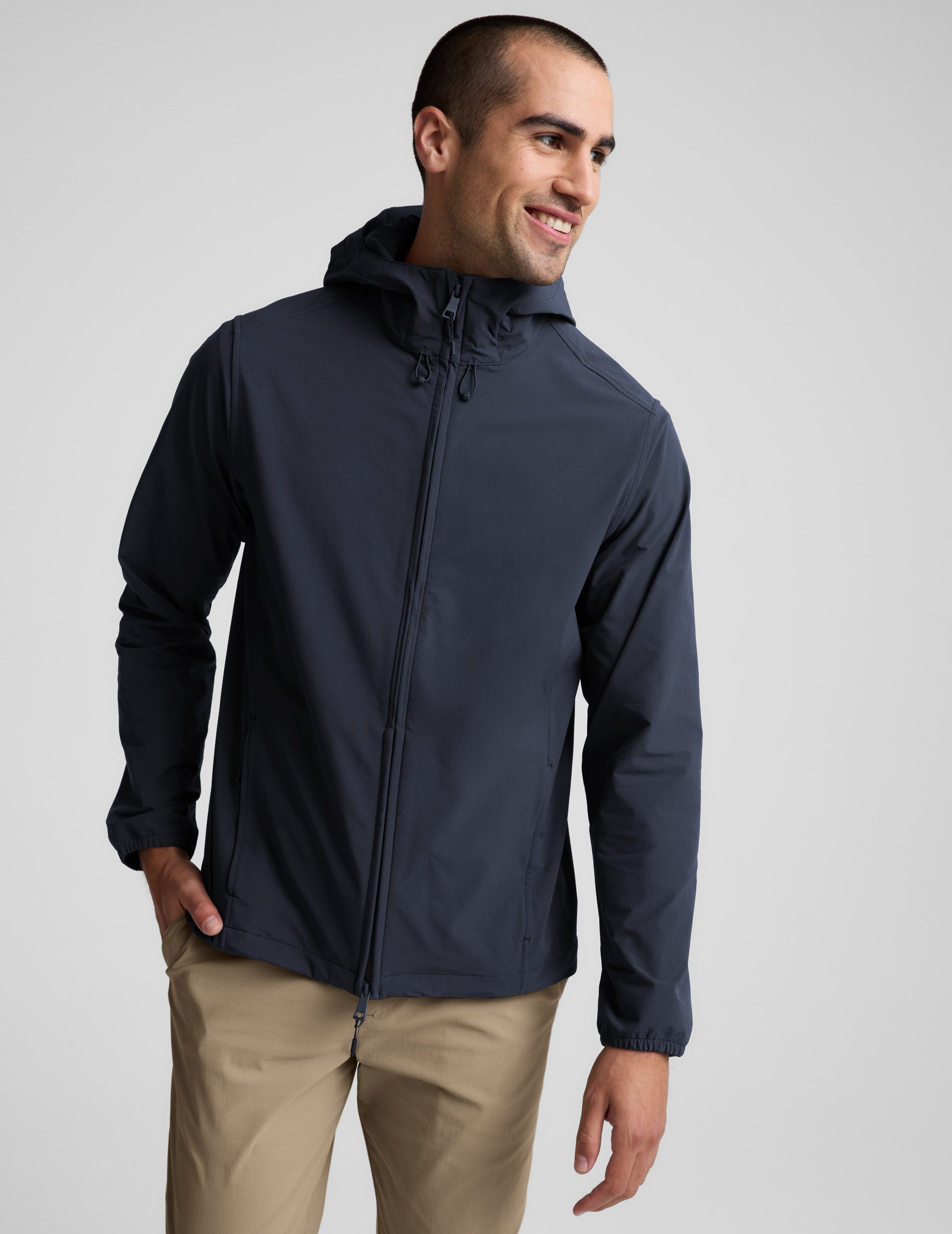 AirLite Men's Hooded Full Zip Jacket | Beyond Yoga