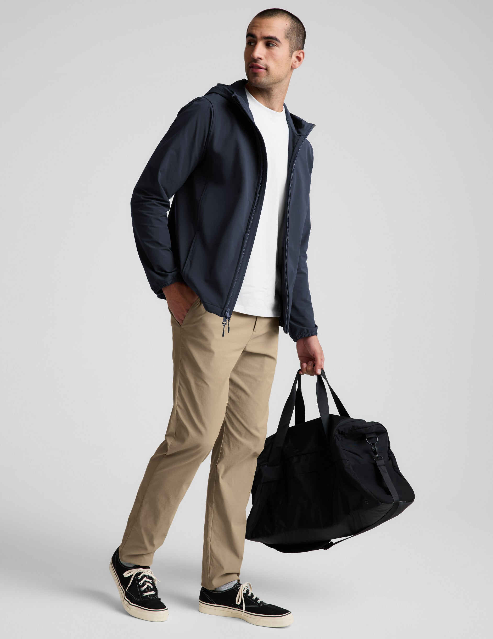 AirLite Men's Hooded Full Zip Jacket | Beyond Yoga