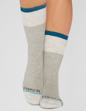 Sticky Be Thankful Crew Grip Socks