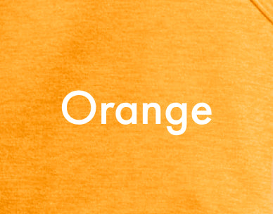 mango pop heather fabric swatch. 