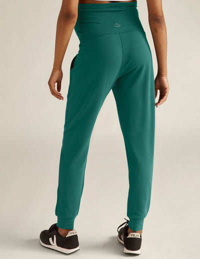 green maternity sweatpants