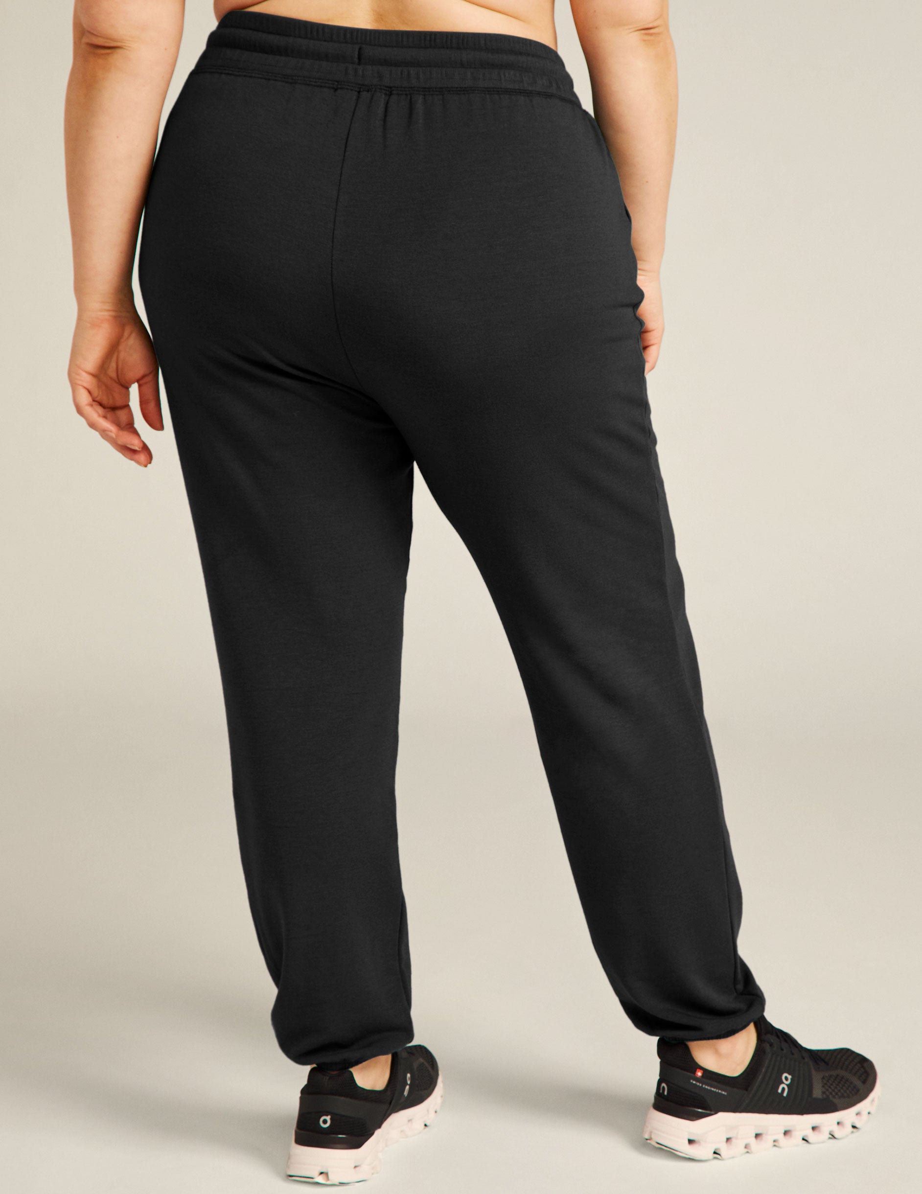 Beyond Yoga Cozy Fleece Jumpsuit Black CF6136 - Free Shipping at Largo Drive