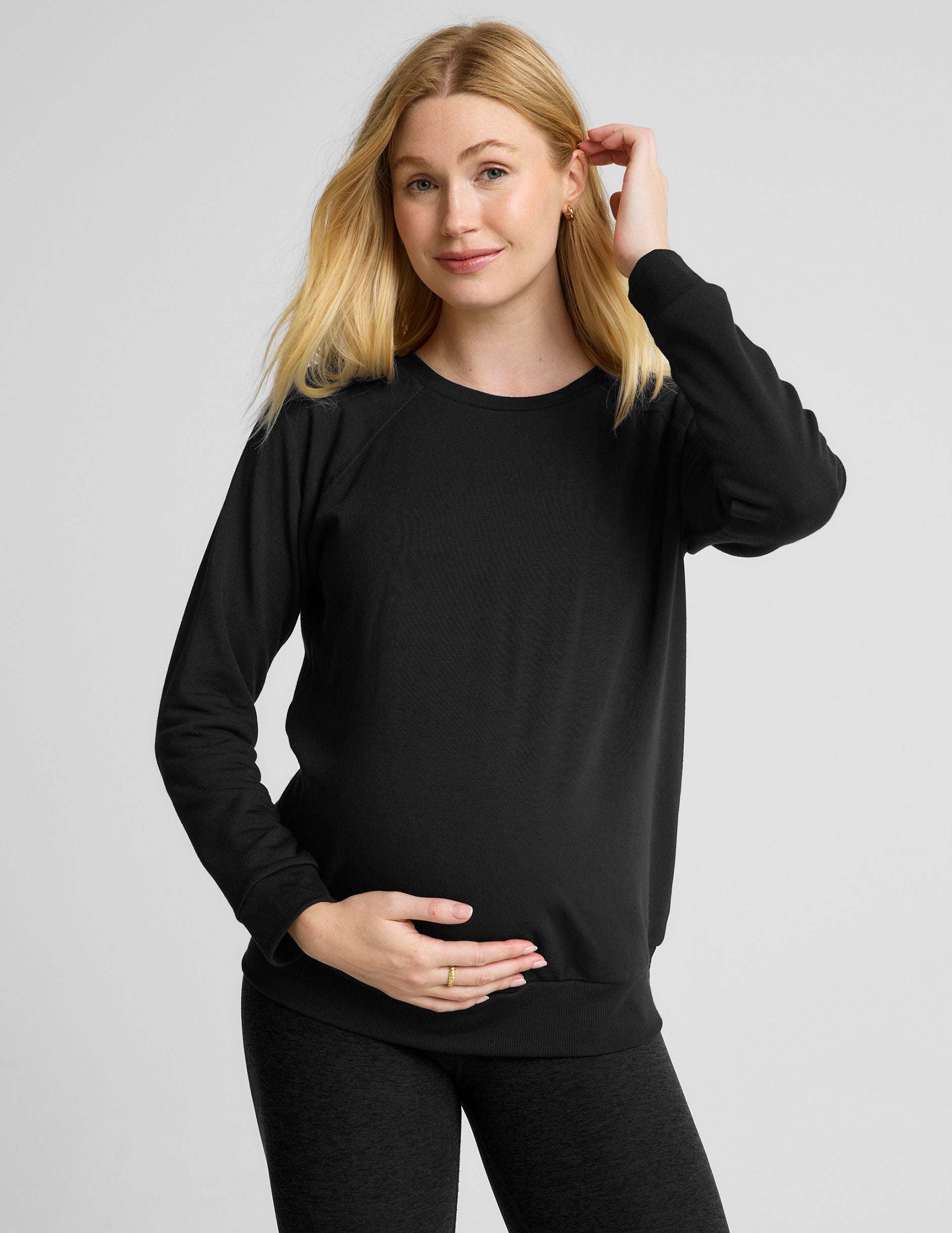 Favorite Raglan Maternity Pullover