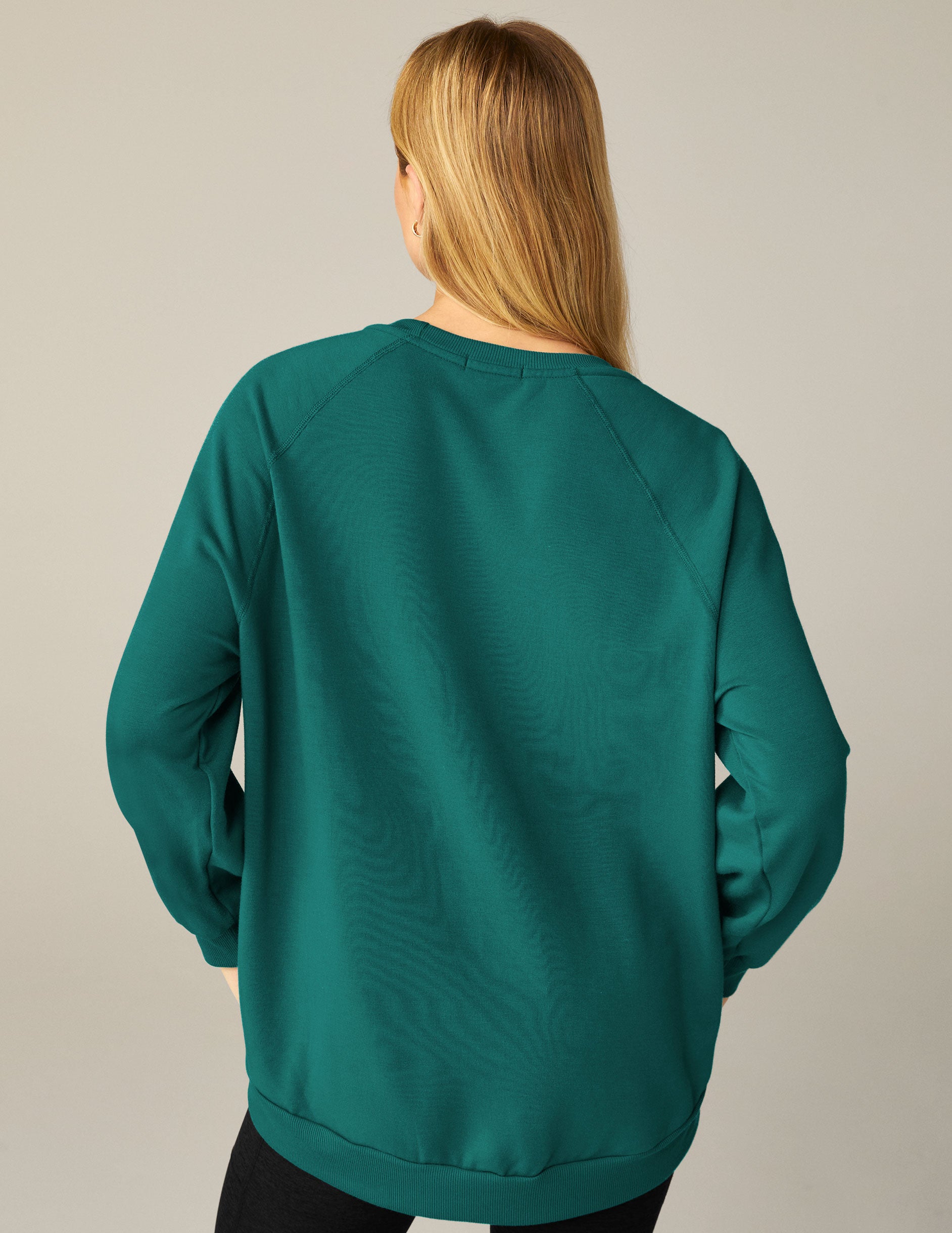 green pullover