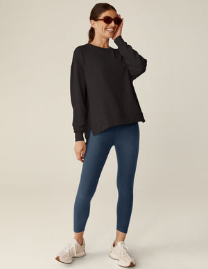 black long sleeve pullover. 