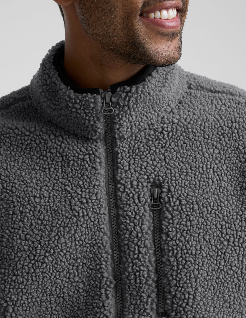 Boucle Fleece Men's Zip Jacket