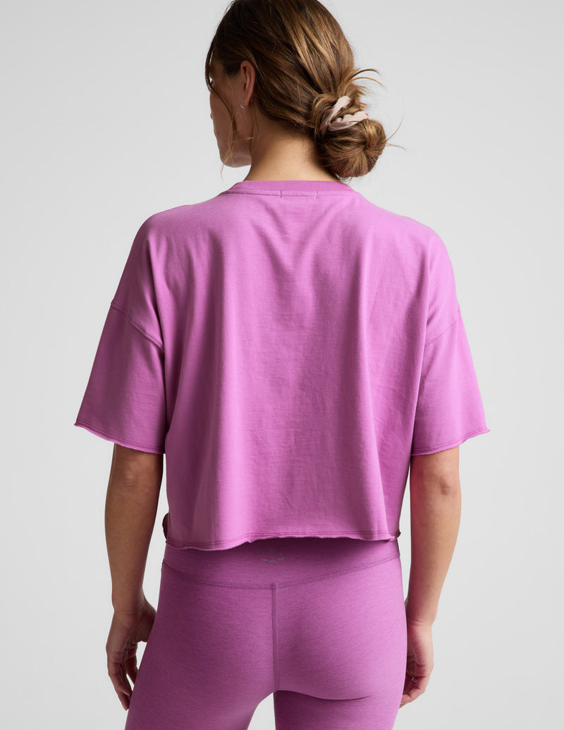 SoftKnit Better Than Ever Cropped Cotton Tee