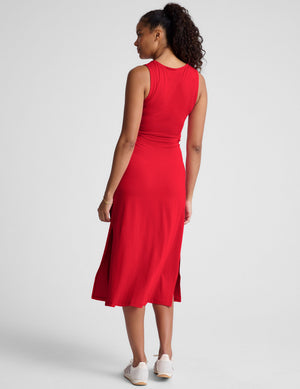 beyond yoga around the world front twist midi dress Around The World Front Twist Maxi Dress