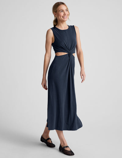 Around The World Front Twist Dress
