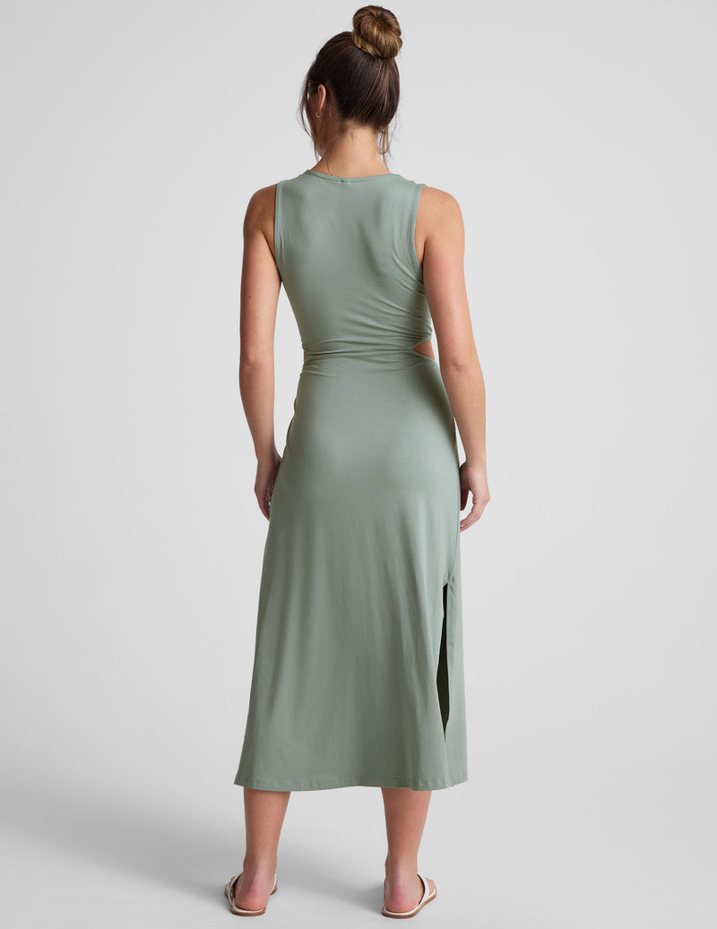 Around The World Front Twist Dress