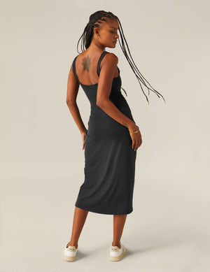 Beyond Yoga Intrigue Midi Dress | Black / XL Beyond Yoga Intrigue Midi Dress | Black / XL