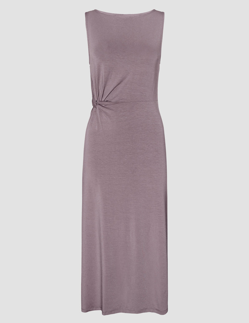 Rotation Side Twist Midi Dress