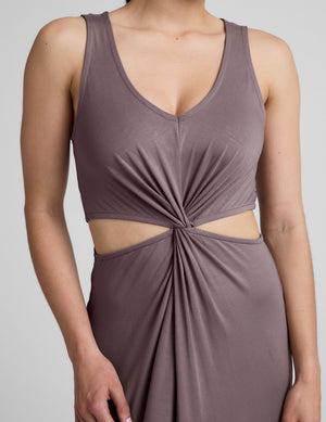 Around The World Front Twist Maxi Dress | Beyond Yoga Around The World Front Twist Maxi Dress | Beyond Yoga