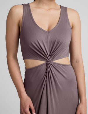 Maxi Around The World Front Twist Dress