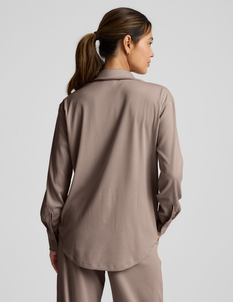 Breathe Easy Comfort Cord Button Up