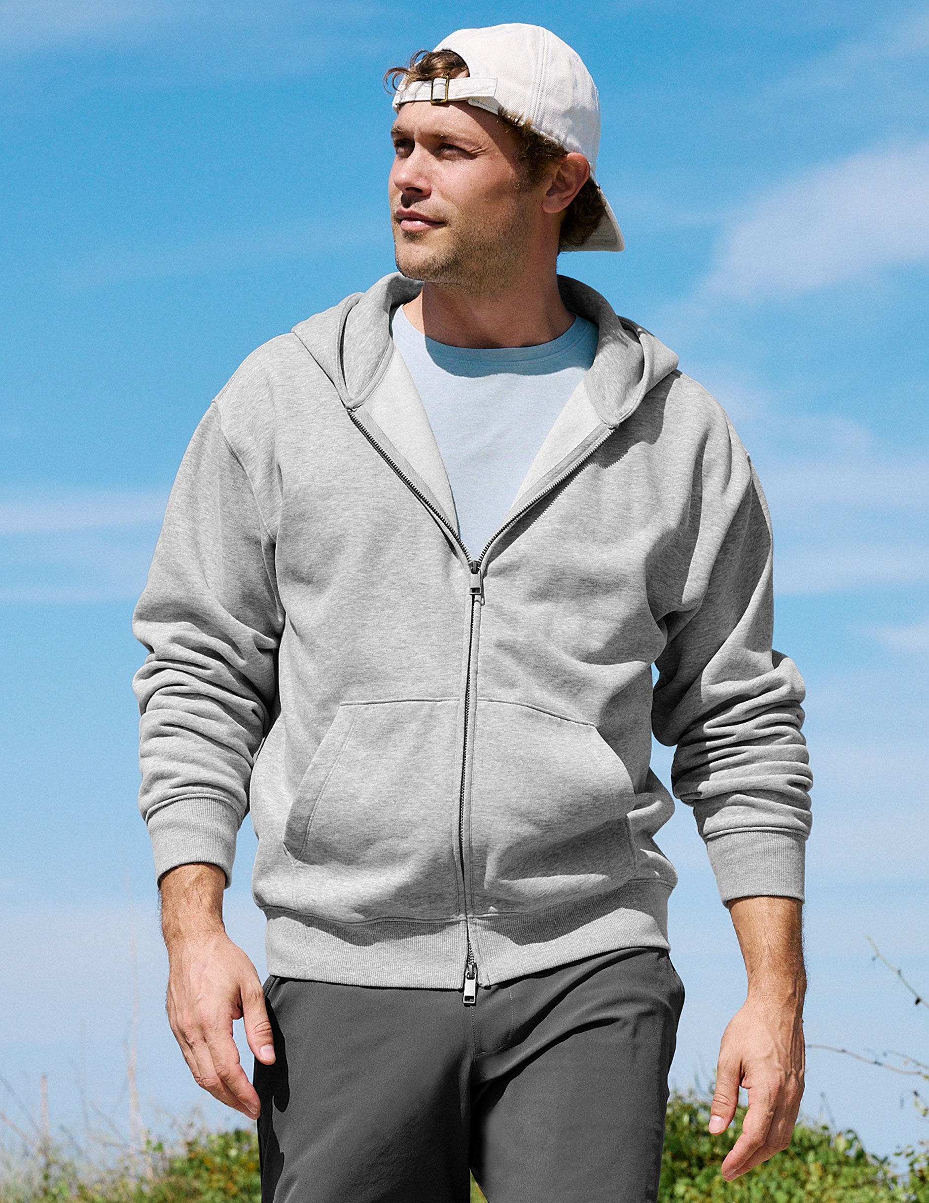 LuxeFleece Full Zip Men's Hoodie | Beyond Yoga