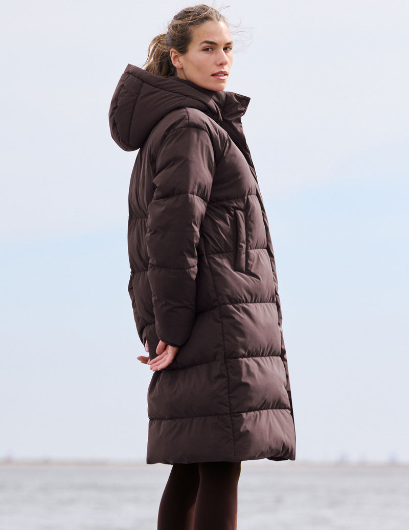 Up For It Puff Matte Long Jacket