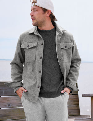 Day to Night Wool Men's Shirt Jacket