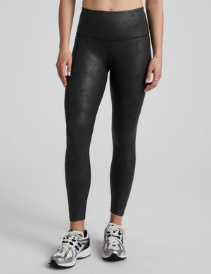 Leatherette High Waisted Midi Legging Beyond Yoga
