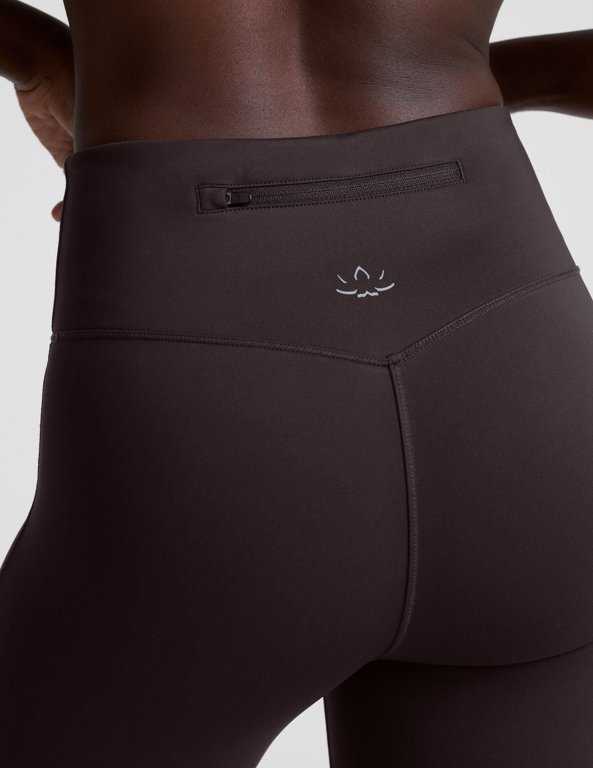 Women's High Waisted Bootcut Fleece Pants - Dark Chocolate
