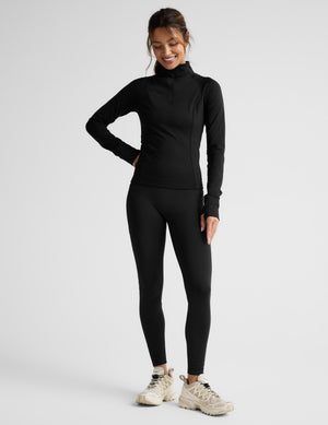 Pacer Fleece Zip Pocket Full Length Legging