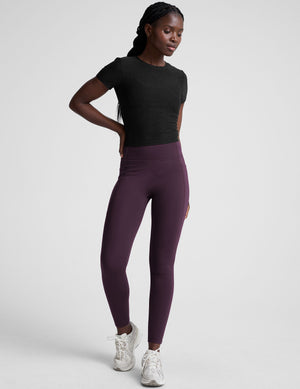 Pacer Fleece Zip Pocket Full Length Legging