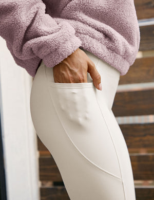 Pacer Fleece Zip Pocket Full Length Legging