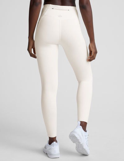 Pacer Fleece-Backed Zip Pocket Full Length Legging