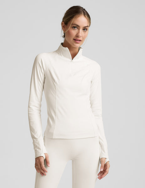 Pacer Fleece-Backed 1/4 Zip Pullover | Beyond Yoga