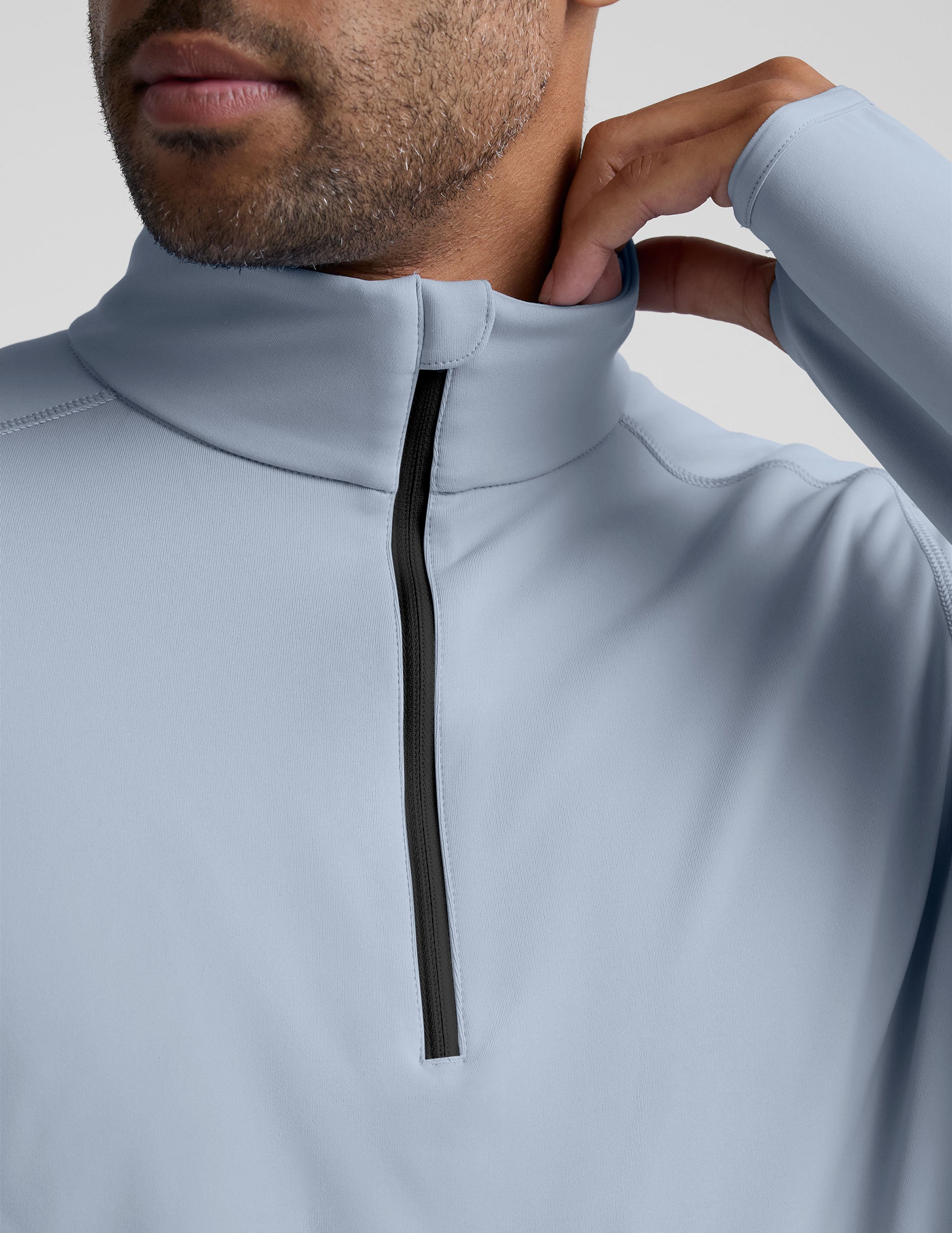 Pacer Fleece-Backed Quarter Zip Men's Pullover | Beyond Yoga
