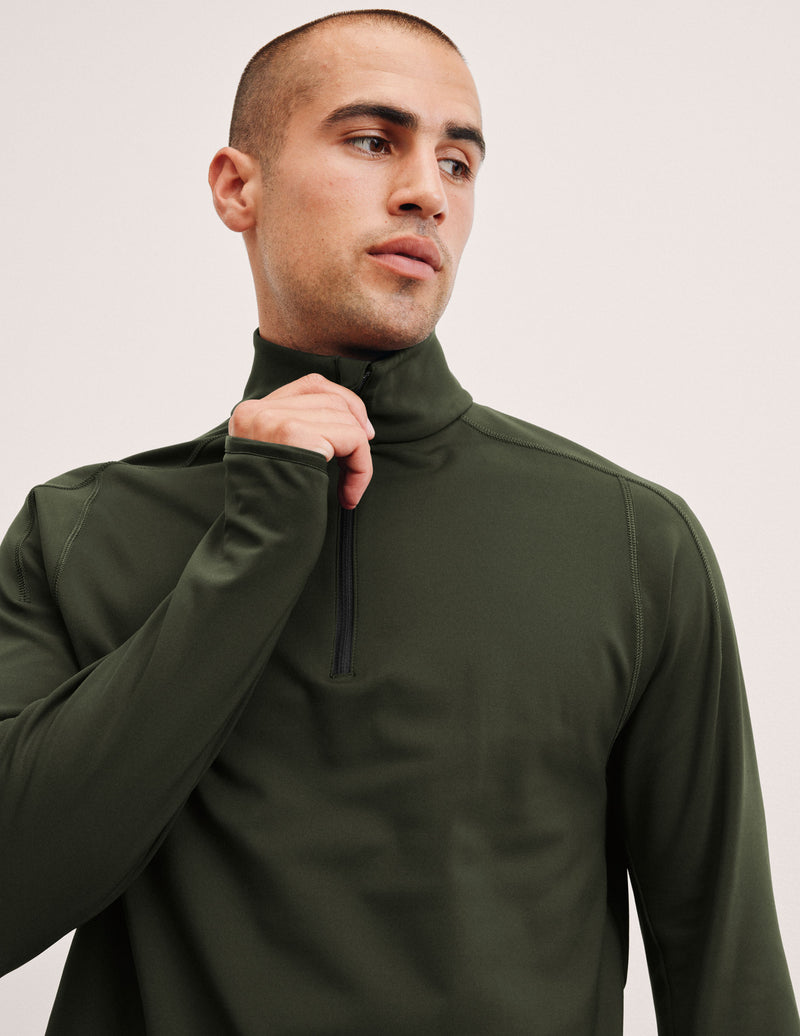 Pacer Fleece-Backed Men's Quarter Zip Pullover