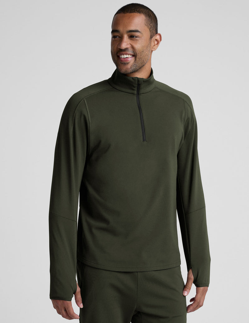 Pacer Fleece-Backed Men's Quarter Zip Pullover