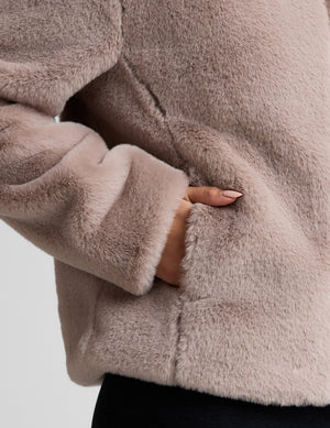 On The List Faux Fur Jacket