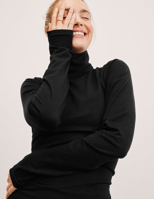 LuxeKnit Merino Wool Turtleneck