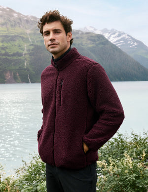 Boucle Fleece Men's Zip Jacket