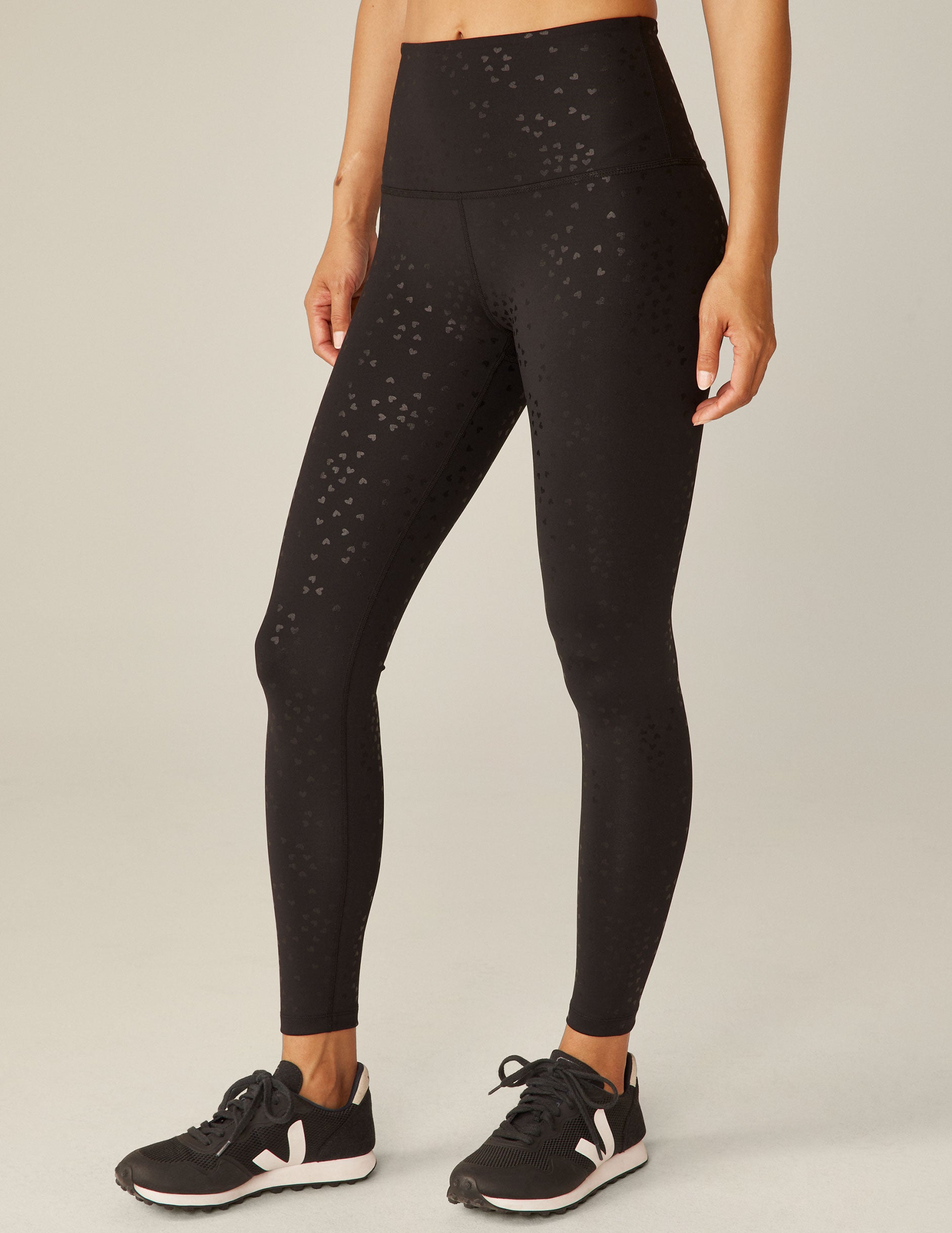 Beyond Yoga, Pants & Jumpsuits, Nwt Beyond Yoga Velvet Motion High Waisted  Midi Legging In Black Medium